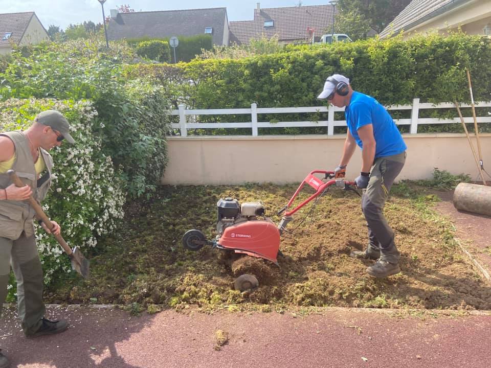 Cauvin jardin à Hérouville-Saint-Clair (14), paysagiste - préparation de terrain pour aménagement de jardin